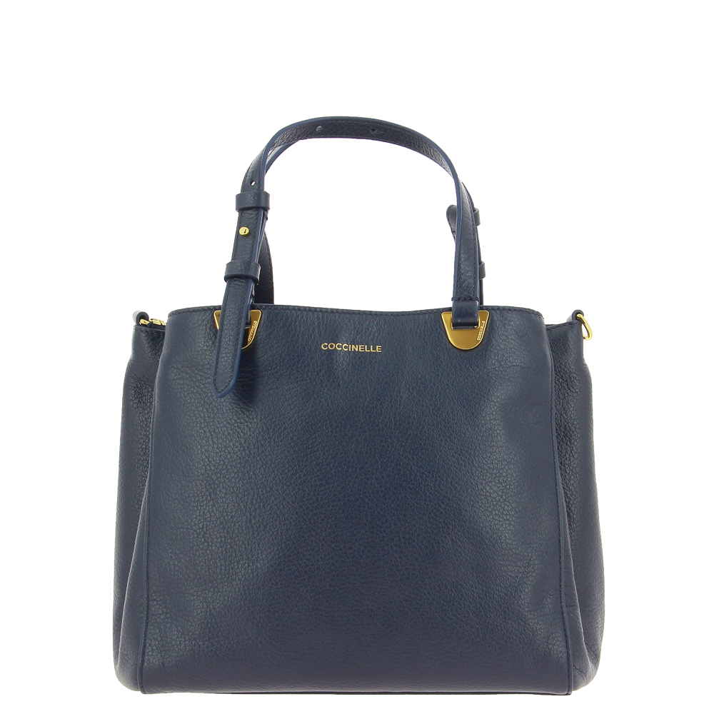 Coccinelle Handtasche LEA MAXI ASH GREY BLAU