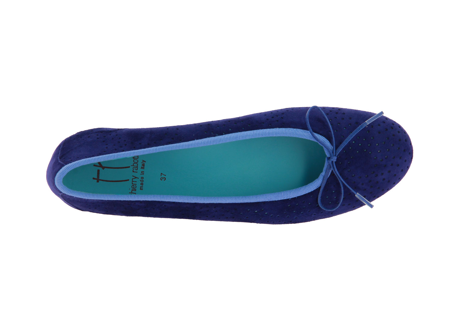 Thierry Rabotin Ballerina GALILEO CAMOSCIO BLU (38½)