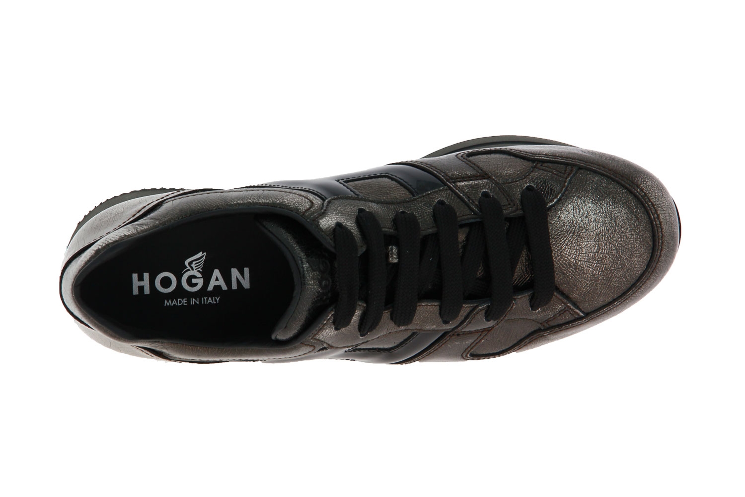 Hogan Sneaker ALLACCIATO GRANDE ARGENTO SCURO (41)