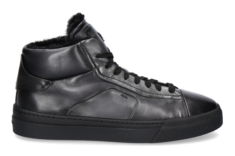 Santoni Sneaker gefüttert BLACK GREY