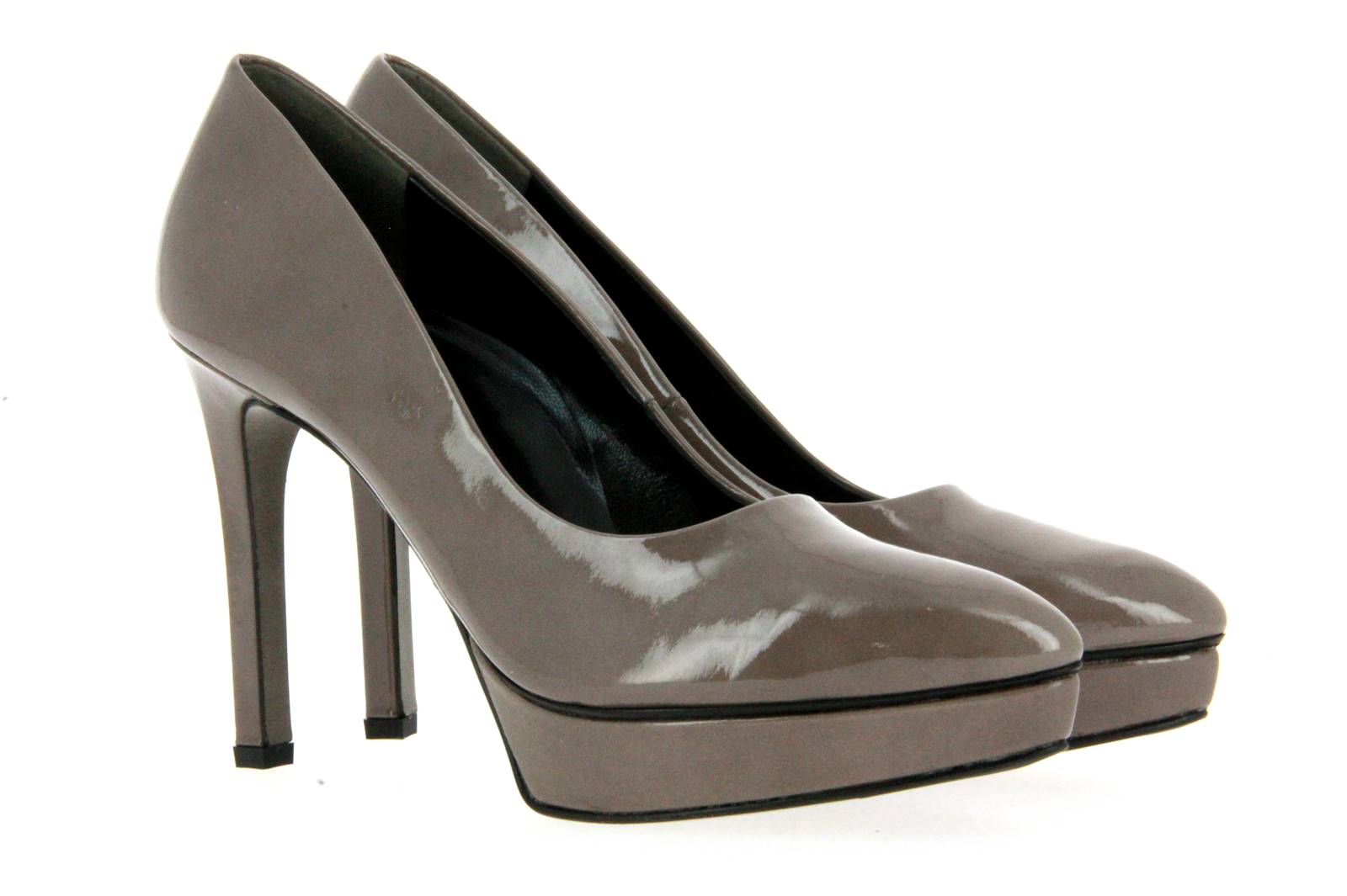 Paul Green High- Heel SOFTLACK TRÜFFEL (40½)