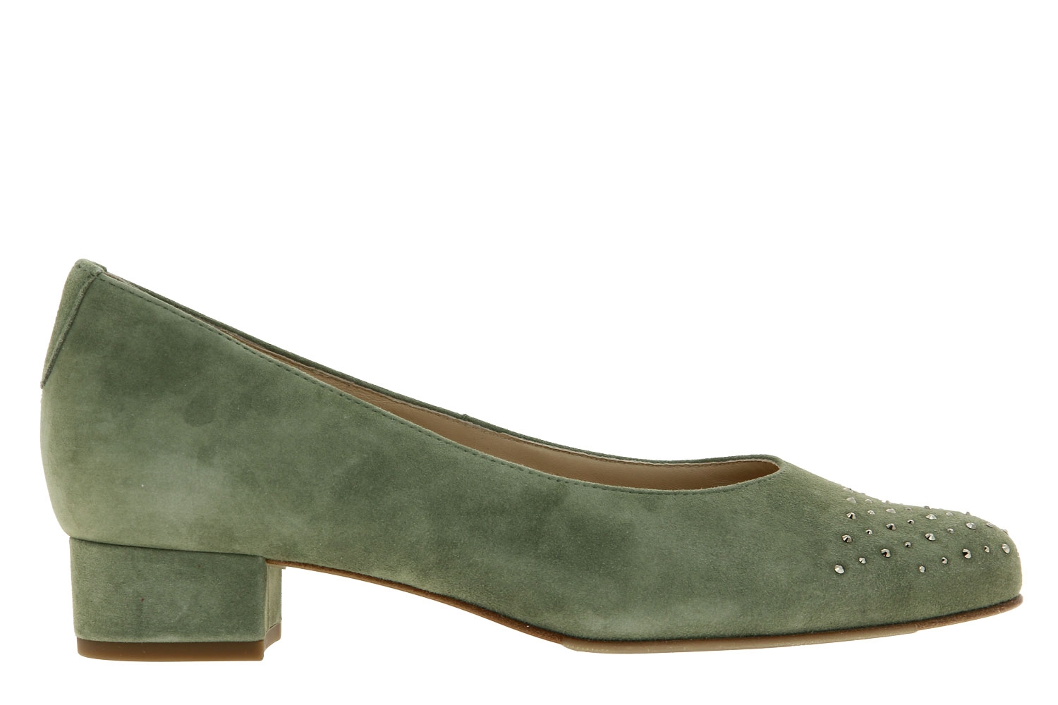 Hassia Pumps MARBELLA H-WEITE SAMTZIEGE KHAKI (37 )