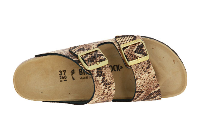 Birkenstock Sandalen ARIZONA SCHMAL BS SNAKE BEIGE (37 )