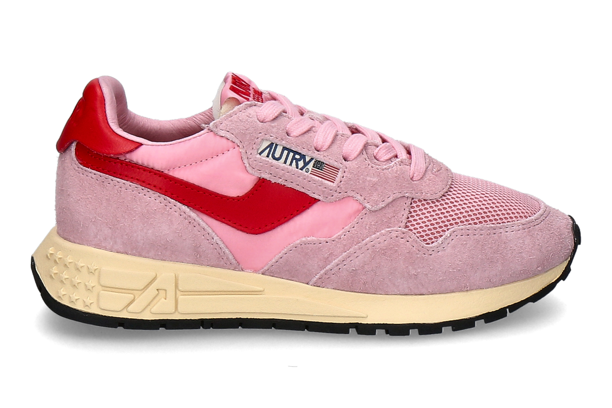 Autry Damen- Sneaker REELWIND LOW UT57- rot/ pink