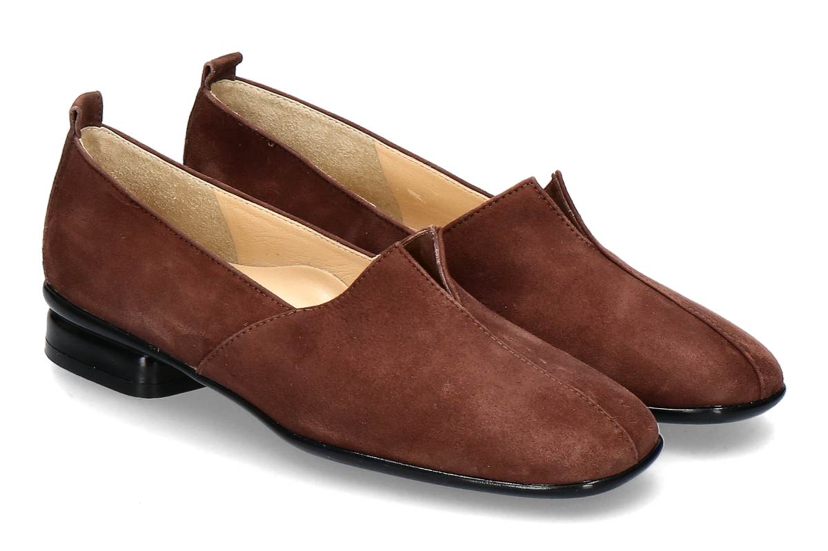 Brunate Slipper BACCAN NEW YORK- camoscio choco/ dunkelbraun