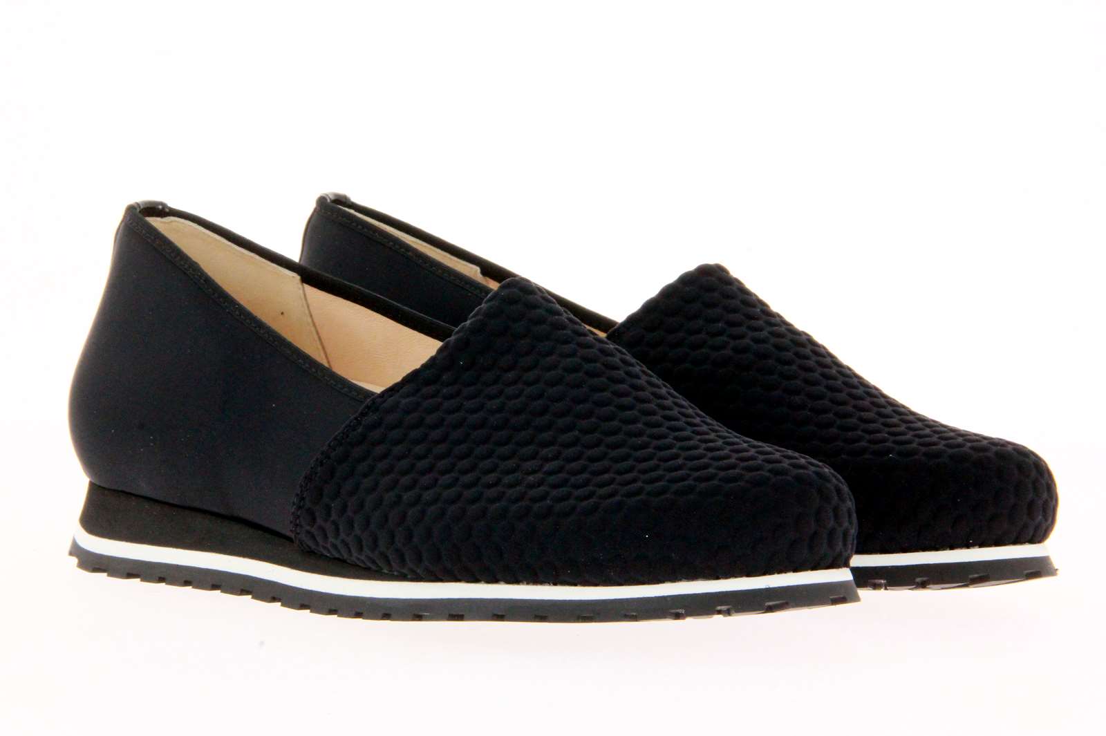 Hassia Slipper PIACENZA G HEXAGON BLACK (37½)