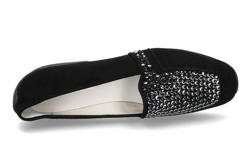 Mania Slipper CAMOSICO NERO SWAROVSKI (39½)