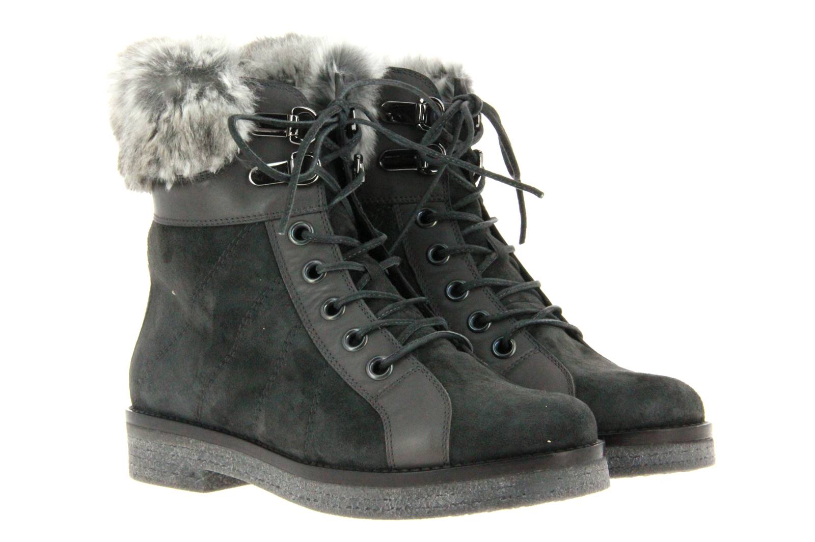 Baldan Stiefelette gefüttert CAMOSCIO ANTRACITE (37 )
