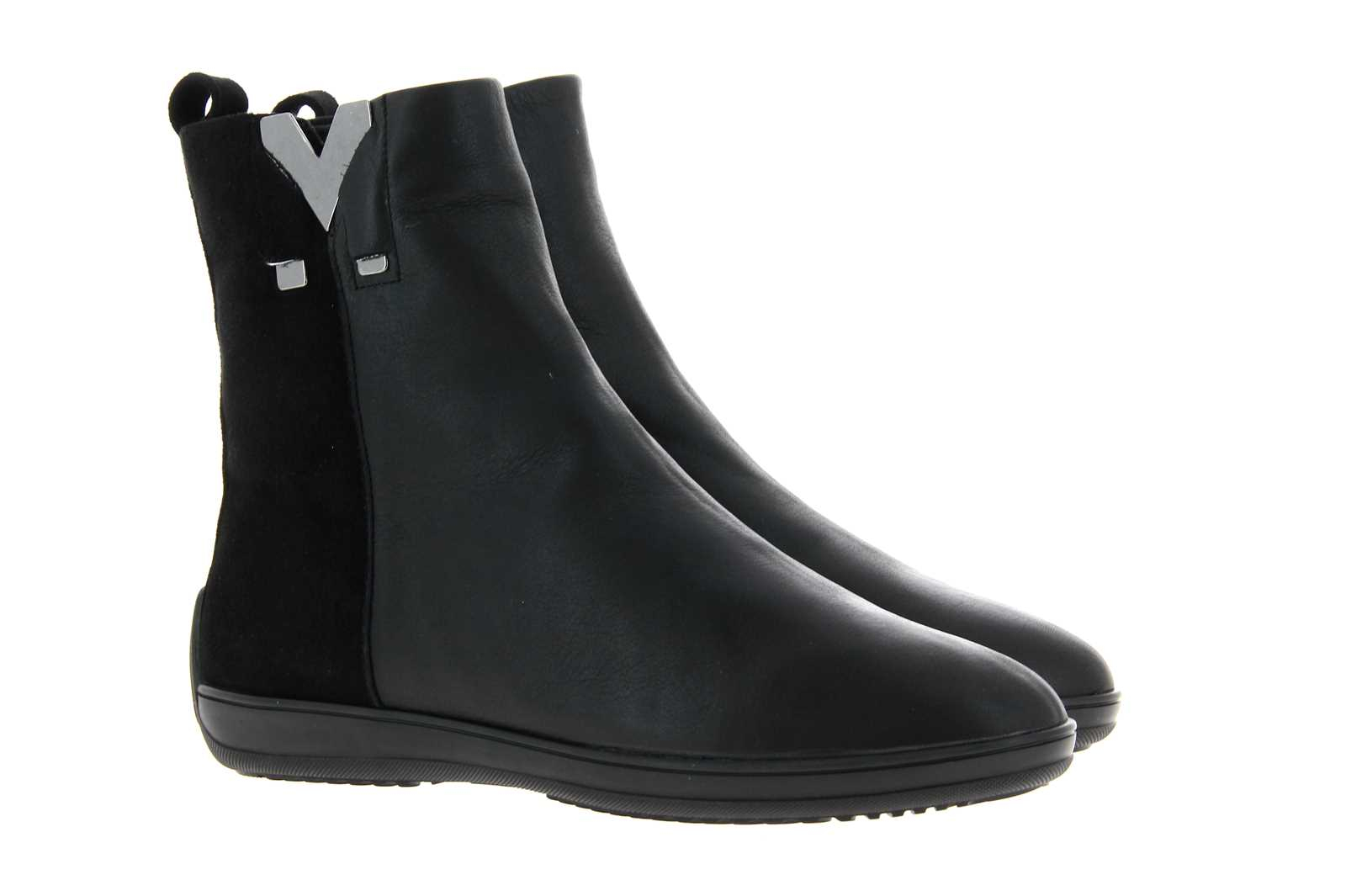 Mania Stiefelette gefüttert VELVET CAMOSCIO BLACK (40)