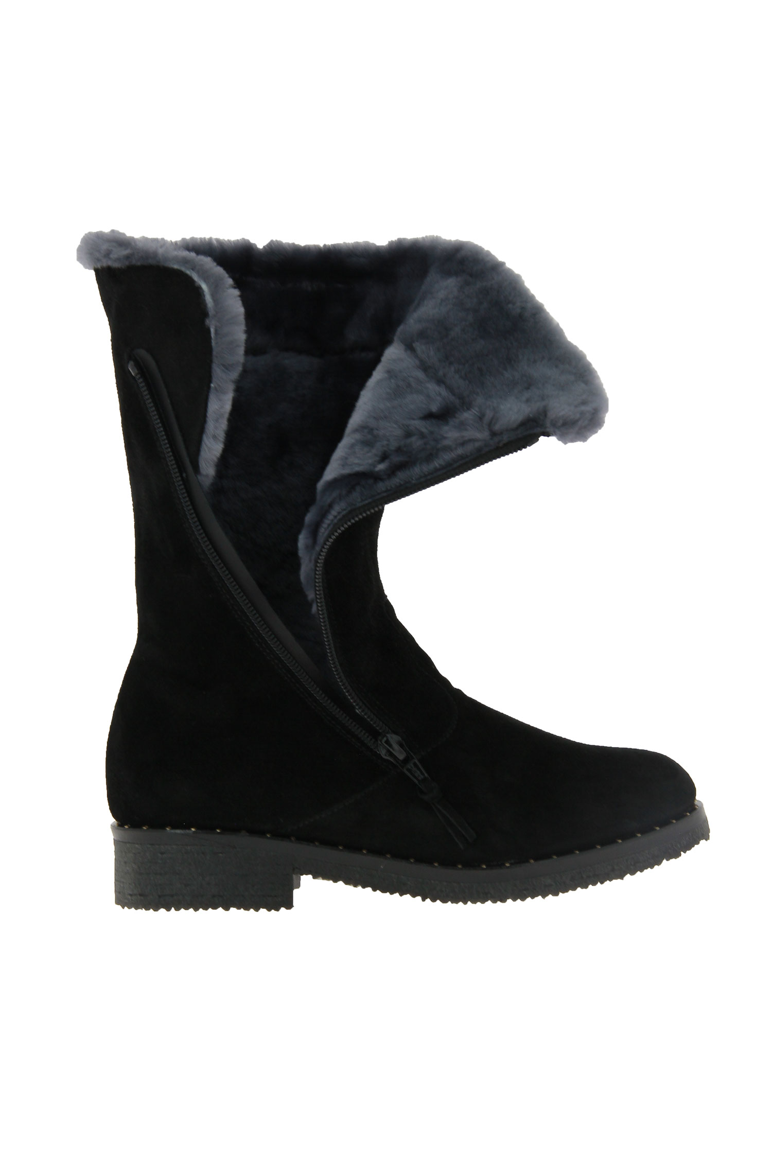Baldan Stiefel gefüttert VELOUR NERO (40)