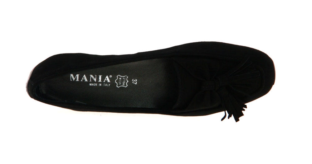 Mania Slipper CAMOSCIO NERO (37½)