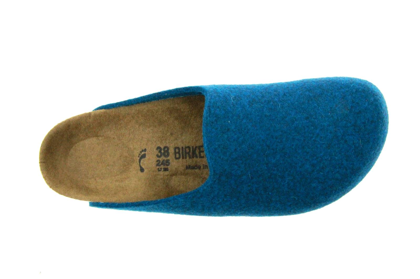 Birkenstock Clogs AMSTERDAM SCHMAL FILZ PETROL (36)