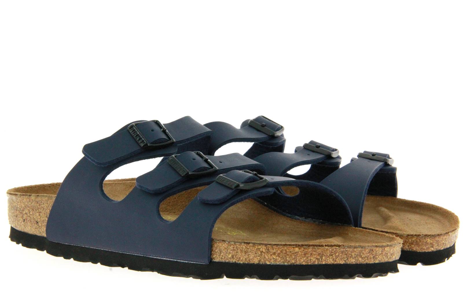 Birkenstock Pantolette FLORIDA SCHMAL BIRKO-FLOR BLAU (39) Birkenstock Pantolette FLORIDA SCHMAL BIRKO-FLOR BLAU (39)