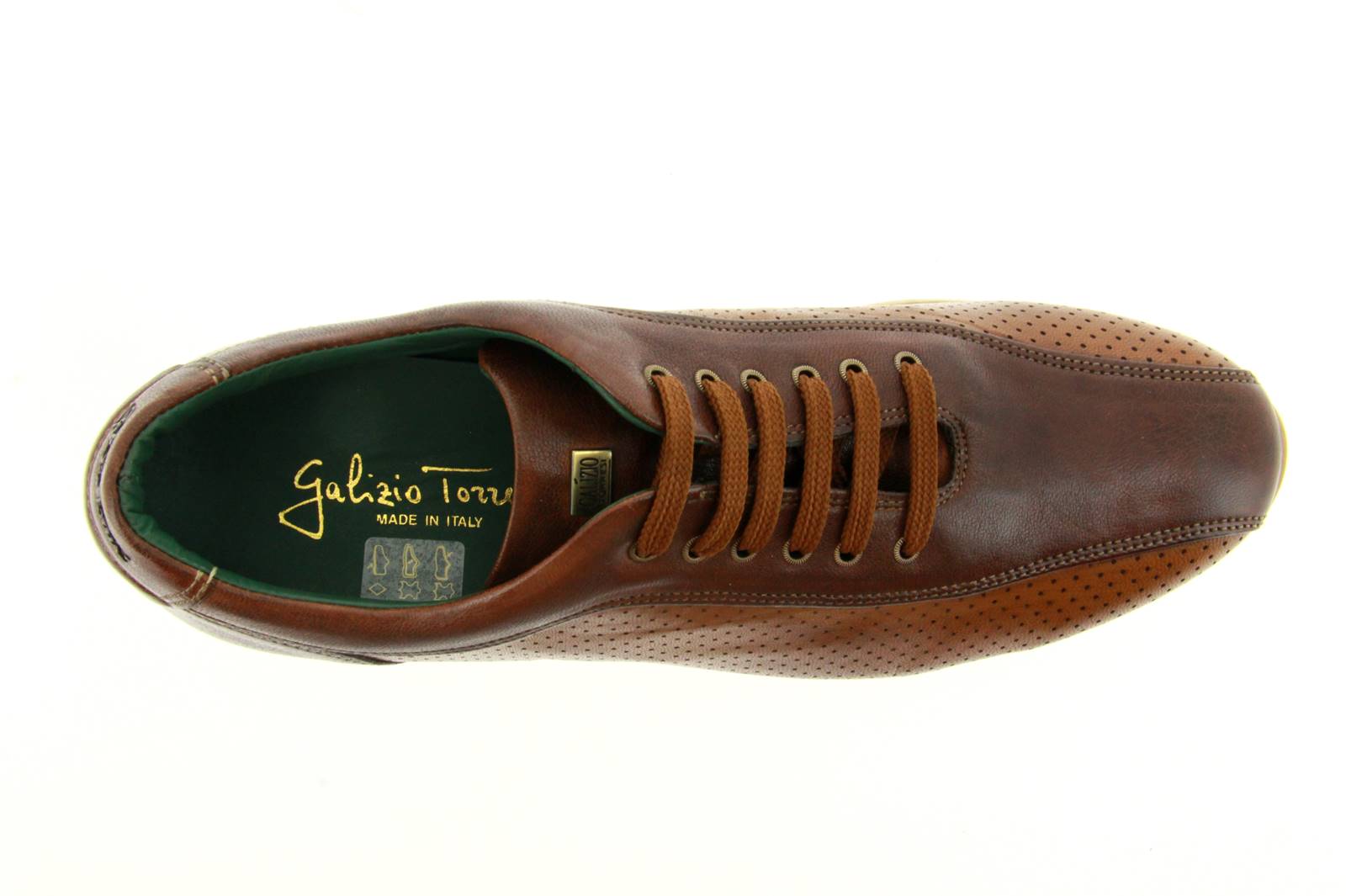 Galizio Toressi Sneaker CUOIO BROWN COGNAC (41)