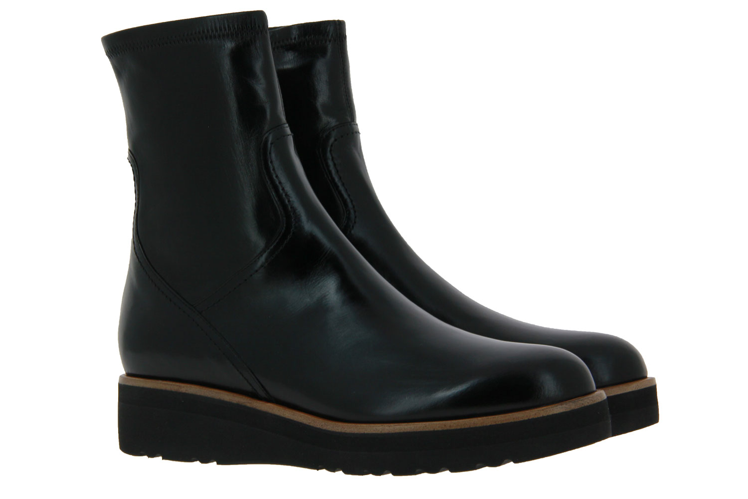 Truman's Stiefelette VITELLO NERO STRETCH (37 )