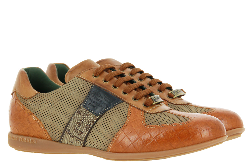 Galizio Torresi Sneaker EXTRA WIDE BUFALO COGNAC