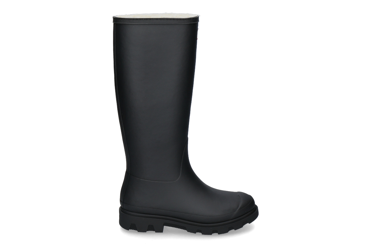 Hunter Regenstiefel gefüttert DOWNPOUR TALL- black/ schwarz