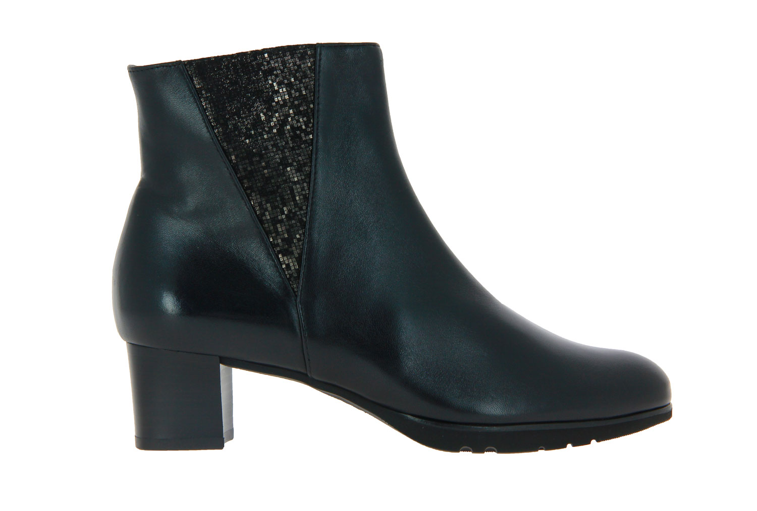 Hassia Stiefelette SEVILLA WEITE-G NAPPALUX BLACK ANTRACIT (40)