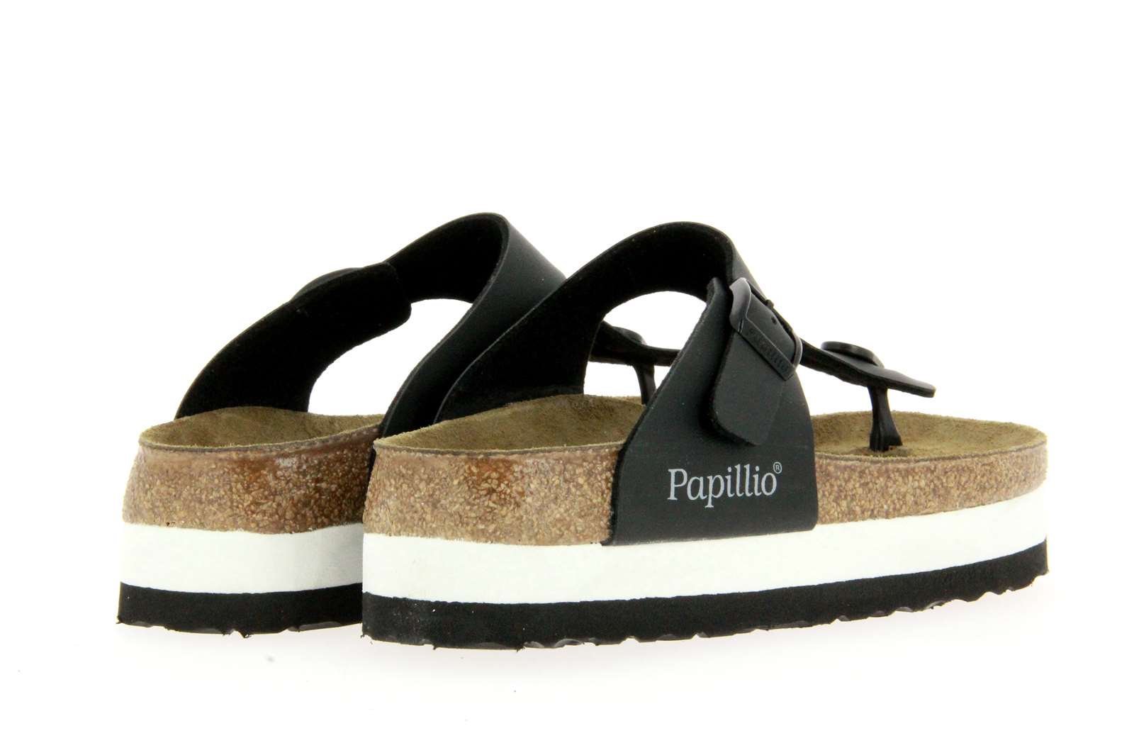 Papillio by Birkenstock Pantolette GIZEH NORMAL BIRKO-FLOR BLACK  (37 )