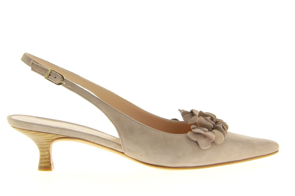 Unützer Slingpumps SANDALO DONNA CAMOSCIO VELUKID NUDE (36)