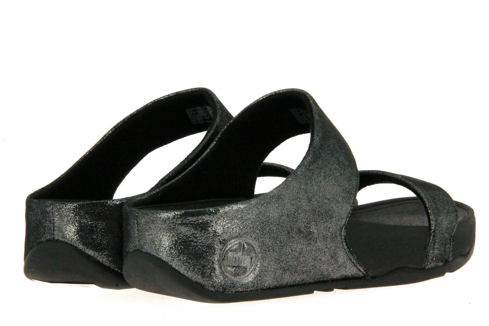 Fitflop Pantolette LULU SHIMMERSUEDE SLIDE BLACK (43)