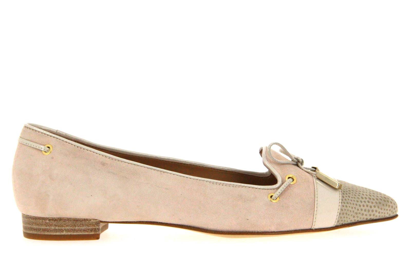 ScarpaRossa Slipper CAMOSCIO 1791 ROSA VERNICE PANNA (37 )