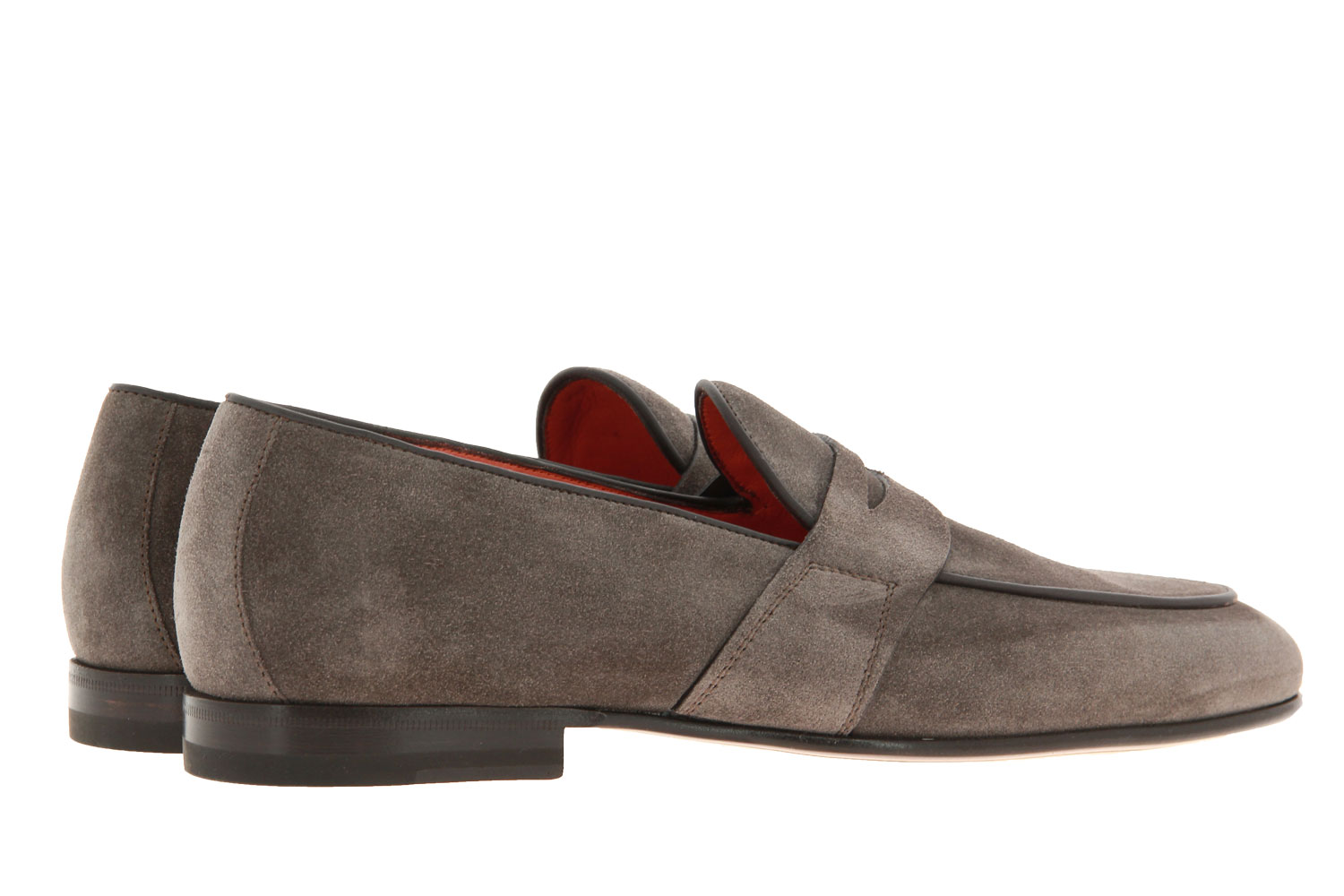 Santoni Slipper CAMOSCIO GRIGIO (44)