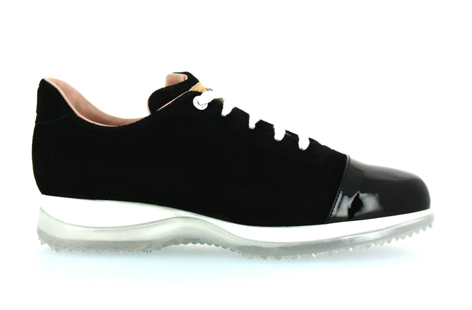 Unützer Golfschuh CAMOSCIO NERO VERNICE NERO (40)