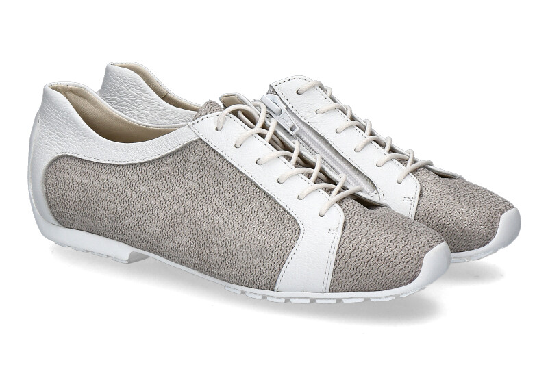 Mania Sneaker 909 TEXTURE LIRIO- panna bianco