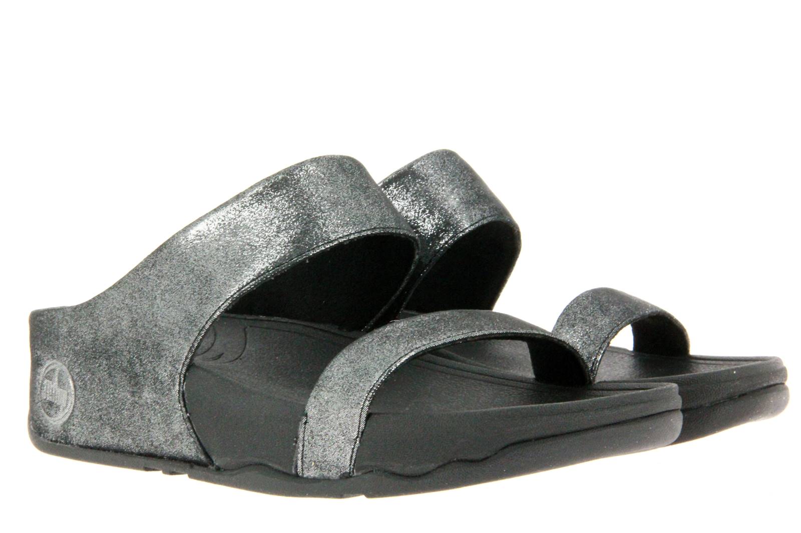 Fitflop Pantolette LULU SHIMMERSUEDE SLIDE BLACK (43)