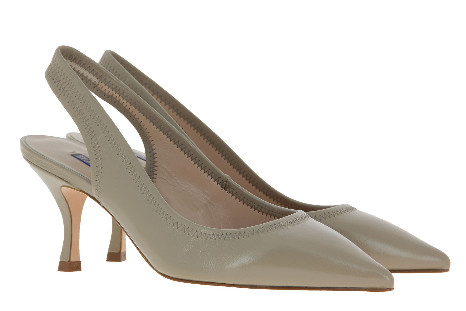 Stuart Weitzman Slingpumps ODETTE STONE GLEAMING TRIPON (38)