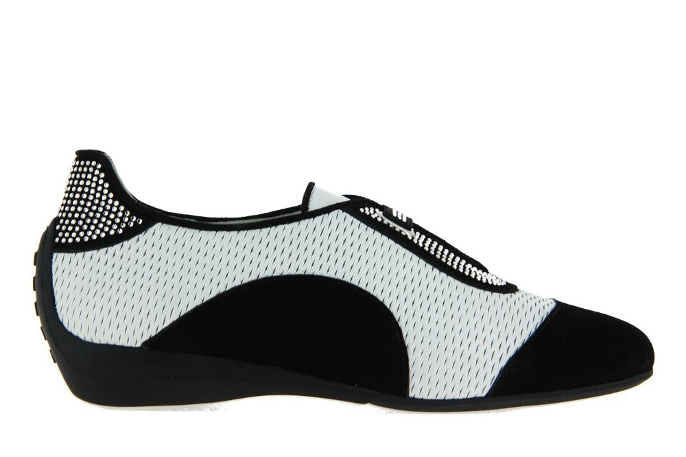 Mania Sneaker CAMOSCIO NERO LAS VEGAS BIANCO (38½) Mania Sneaker CAMOSCIO NERO LAS VEGAS BIANCO (38½)
