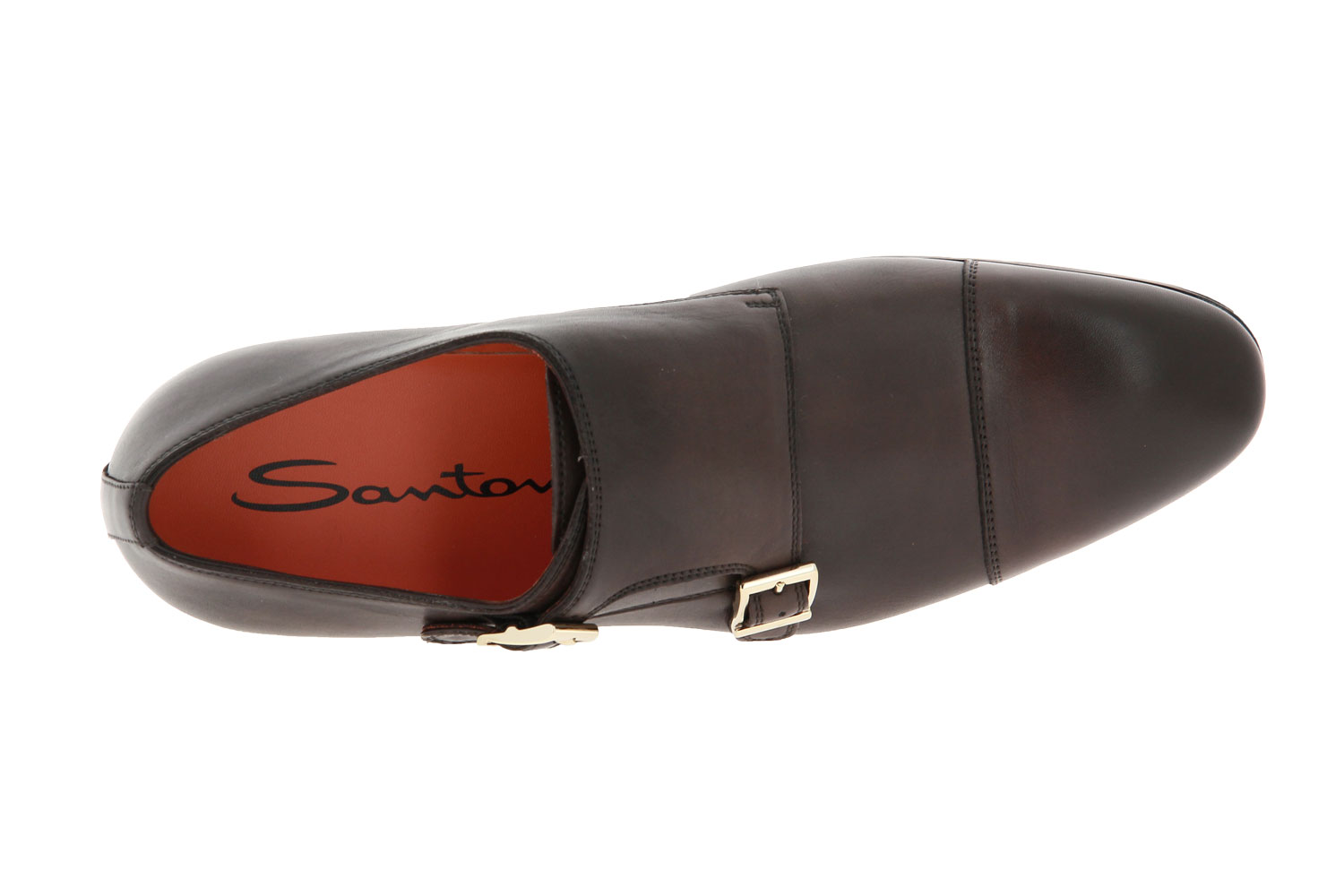 Santoni Monk LEATHER DARKBROWN (44½) Santoni Monk LEATHER DARKBROWN (44½)