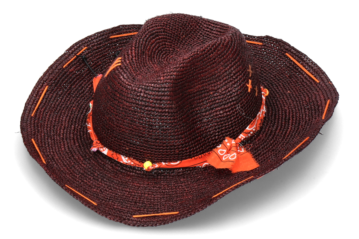 The Hat Gang Strohhut MADAGASCAR- brown/ braun- orange