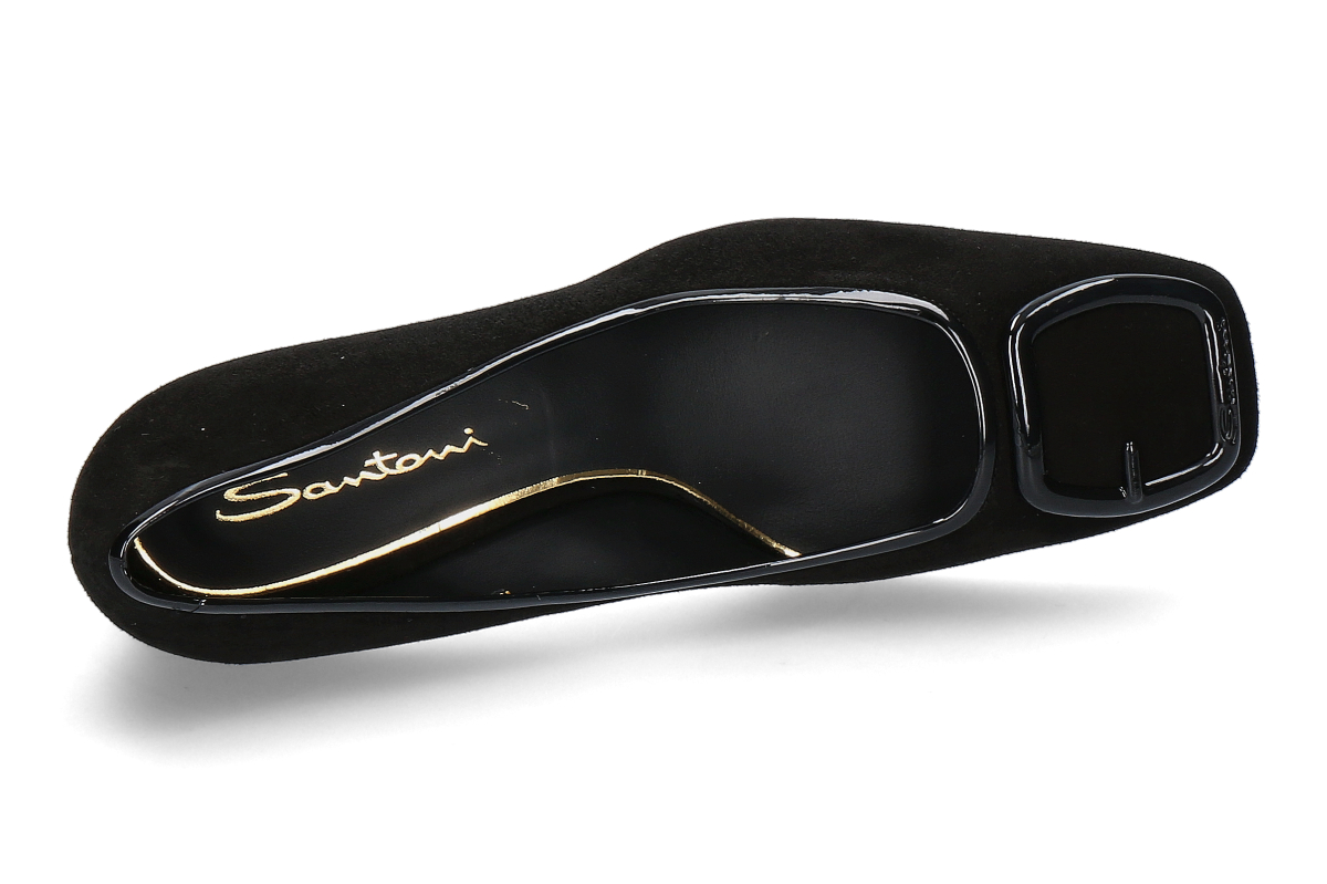 Santoni Damen- Pumps JILLY 50 VELOURS- schwarz_222000244_4 Santoni Damen- Pumps JILLY 50 VELOURS- schwarz_222000244_4