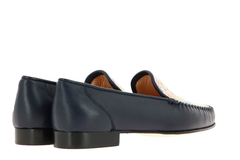 Pascucci Slipper NAPPA BLEU BOUQUET BIANCO (37 )