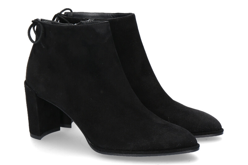 Stuart Weitzman Stiefelette LOFTY BLACK SUEDE (42)