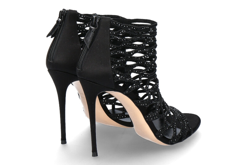 Casadei High Heels PELLAME RASO NERO (39½)