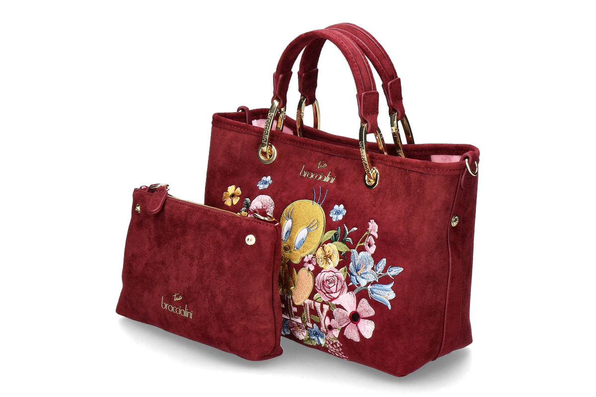 Braccialini Handtasche BETH TWEETY BLOOM- bordo