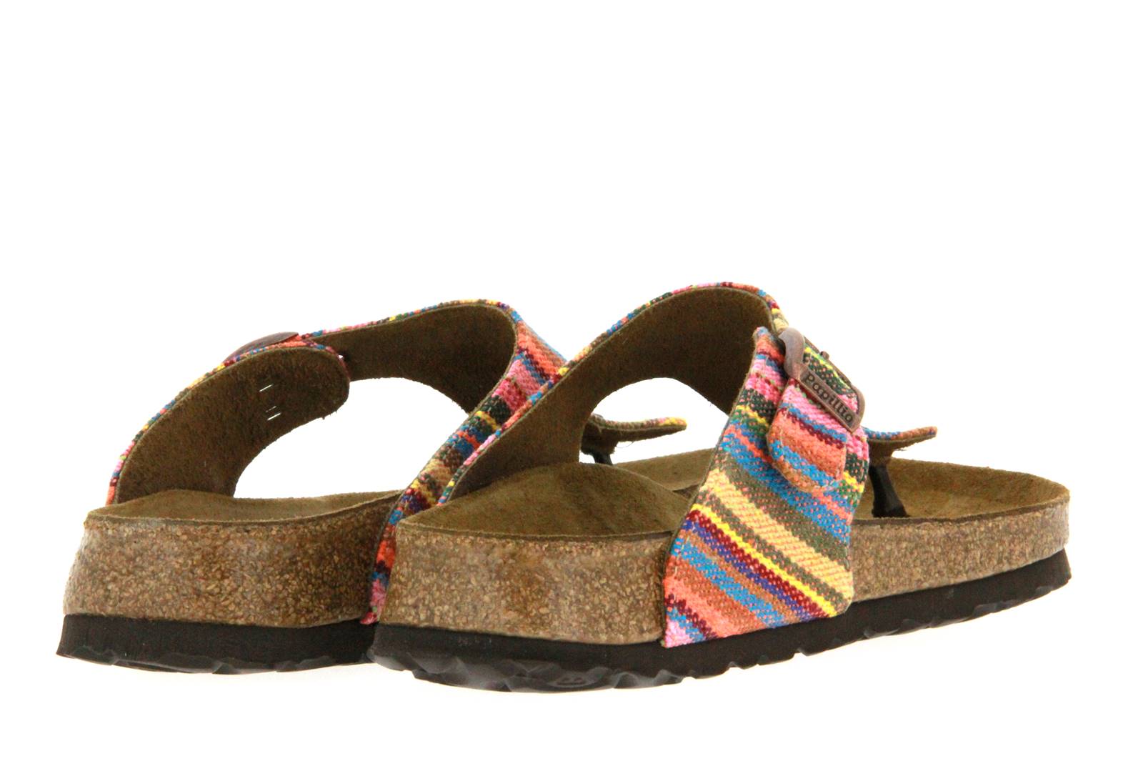 Papillio by Birkenstock Pantolette GIZEH NORMAL BOHEMIAN STRIPES PINK (35)