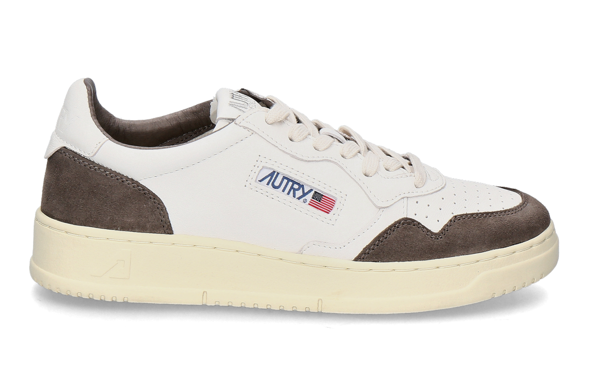 Autry Herren- Sneaker MEDALIST GOAT SUEDE GS45- white/ morel