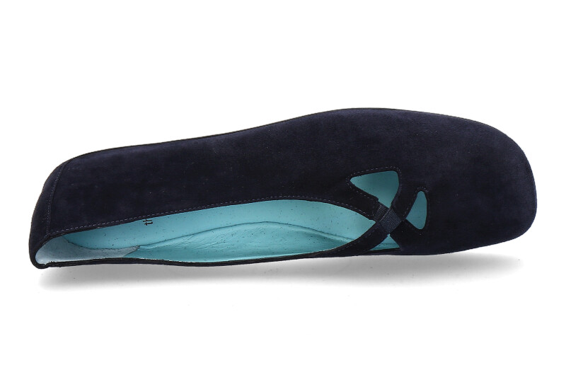 Thierry Rabotin Ballerina GILLIAN CAMOSCIO BLU (42½) Thierry Rabotin Ballerina GILLIAN CAMOSCIO BLU (42½)