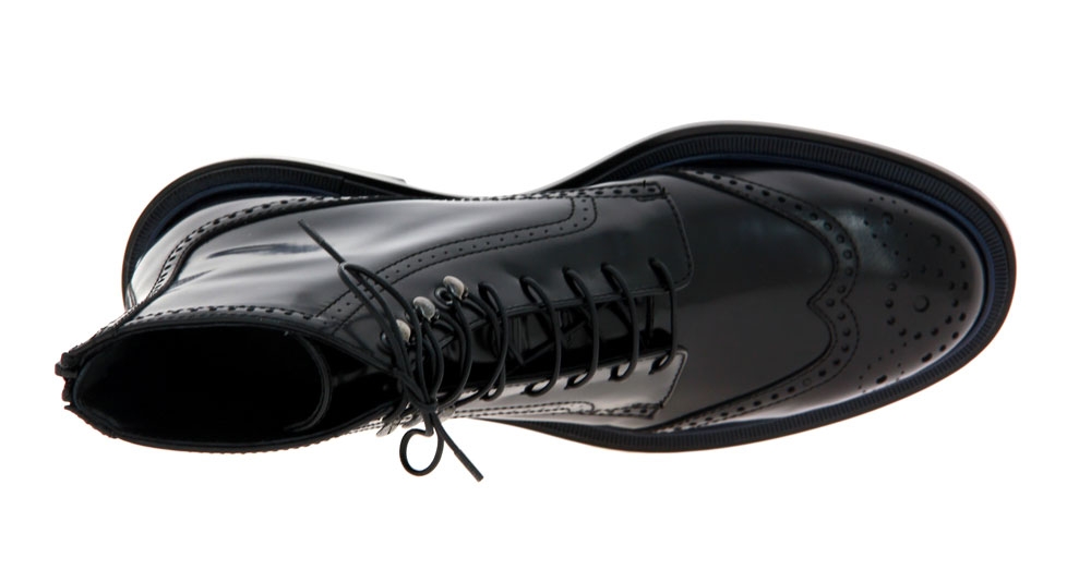 Attilio Giusti Leombruni Stiefelette GLATTLEDER SCHWARZ BLAU (36) Attilio Giusti Leombruni Stiefelette GLATTLEDER SCHWARZ BLAU (36)