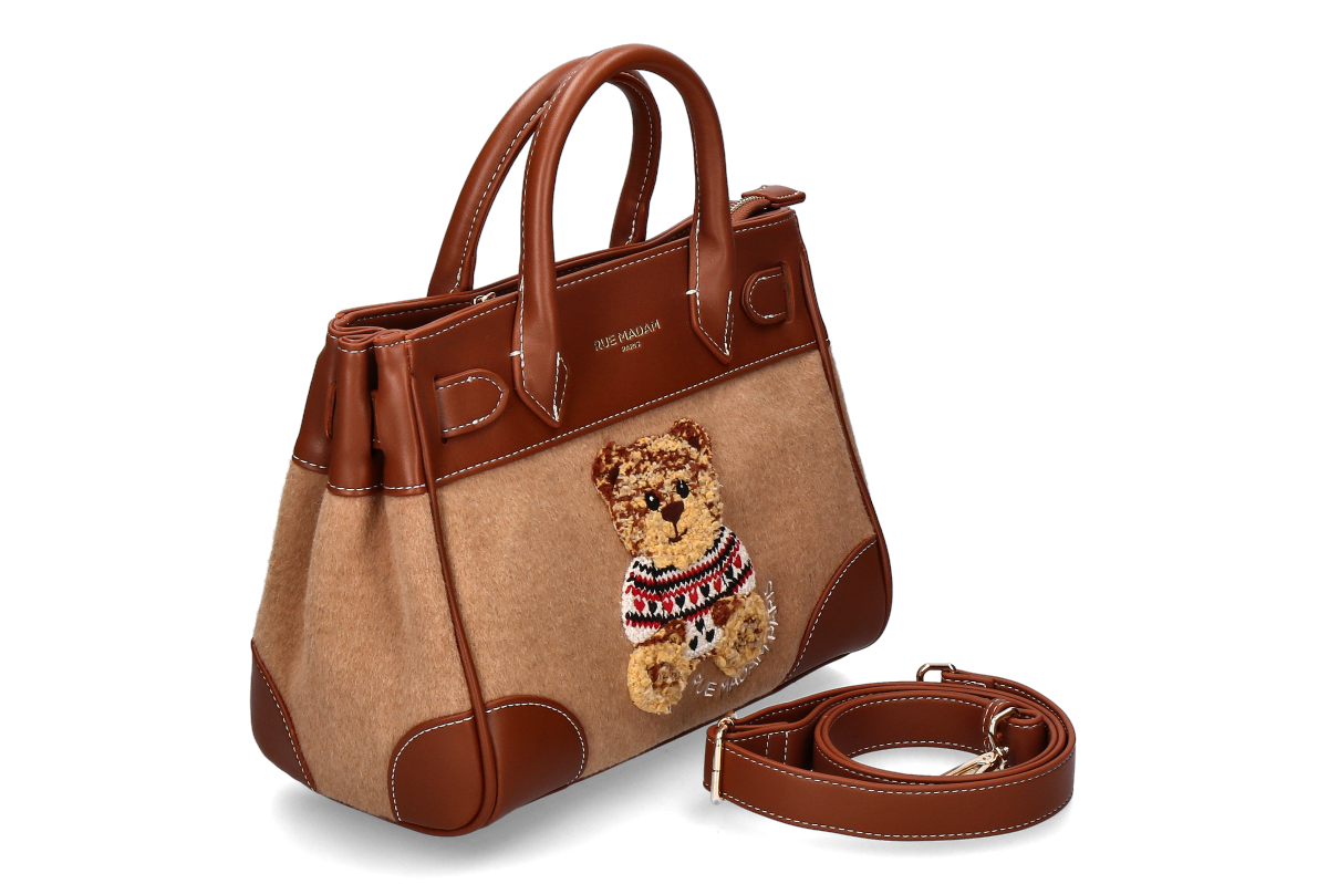 Rue Madam Tasche MARVIN MINI TOTE- camel/ mittelbraun