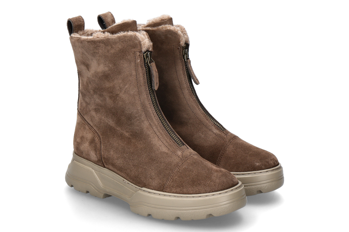 Paul Green Boots gefüttert SUEDE EARTH- braun