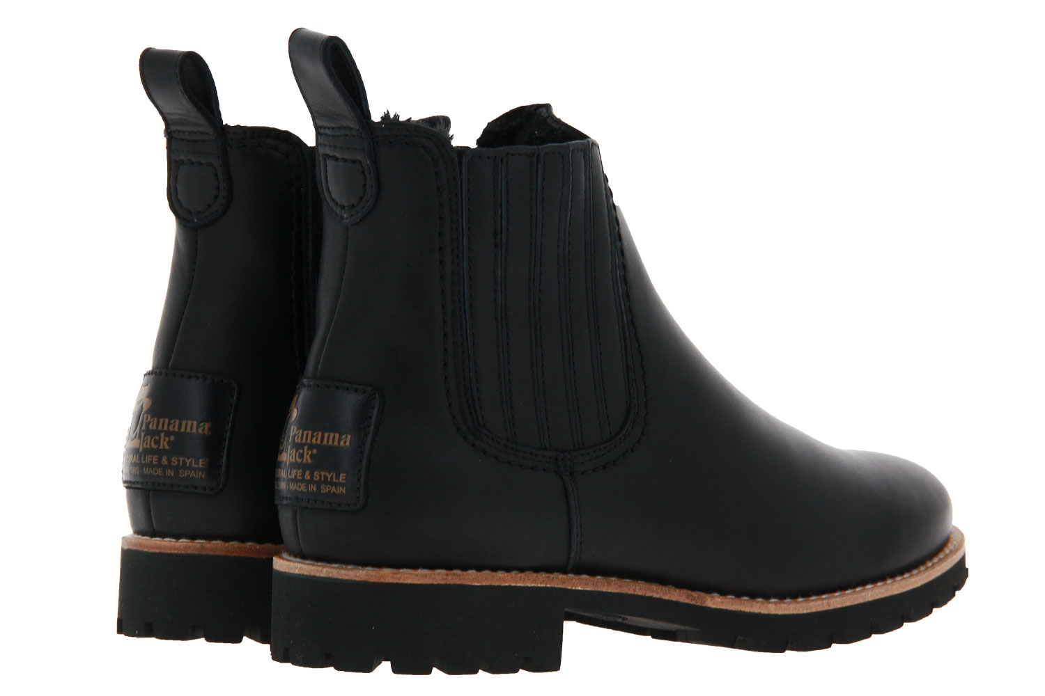 Panama Jack Chelsea Boot gefüttert BRIGITTE IGLOO TRAVELLING B2 NAPPA BLACK (42)