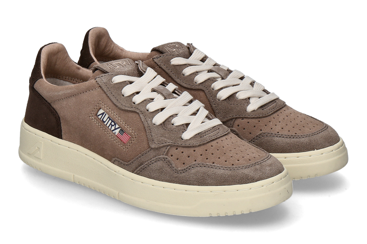 Autry Herren- Sneaker MEDALIST LOW TS41- braun/ taupe