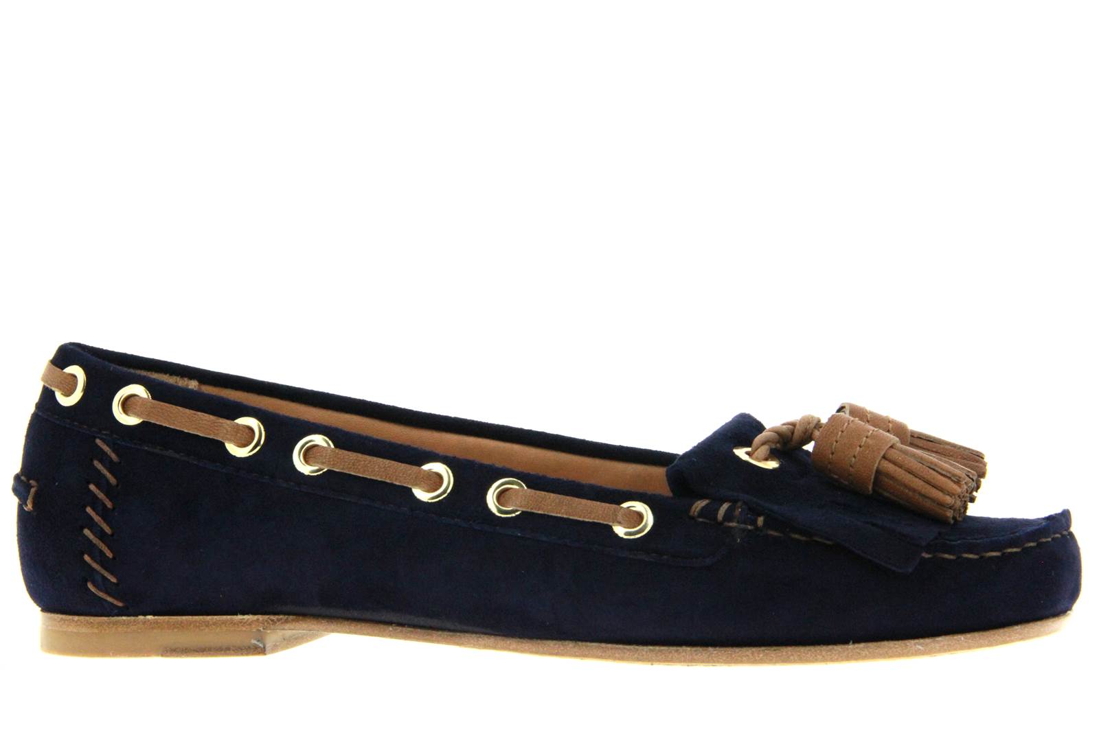 Stuart Weitzman Mokassin ICONICMOC CAMOSCIO BLU (38½)