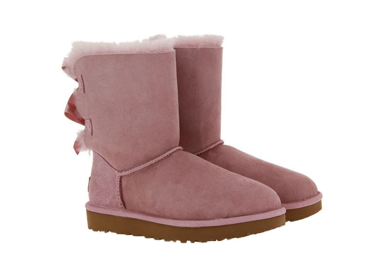 UGG Australia Boots BAILEY BOW II PINK CRYSTAL (37 )