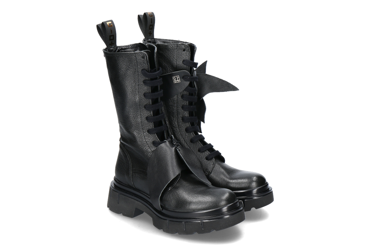 Gio+ Schnürstiefel CORA34A COMBI- black/ schwarz